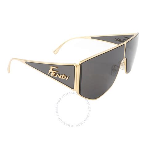 fendi 40051u|Fendi Grey Shield Ladies Sunglasses FE40051U 32a 68.